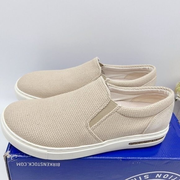 Birkenstock Oswego Casual Shoe Loafer Sandcastle Canvas Womens EU 36 US 5- 5.5 - Picture 3 of 11